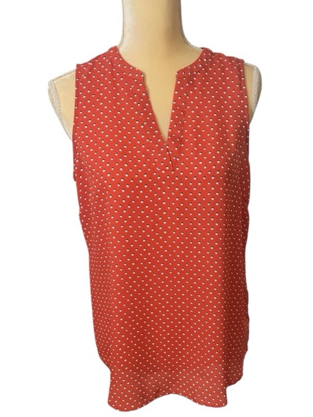 Blouse Bundle Size S | Adrianna Papell & Fashion Nova Polka Dot Tops - Picture 2 of 9